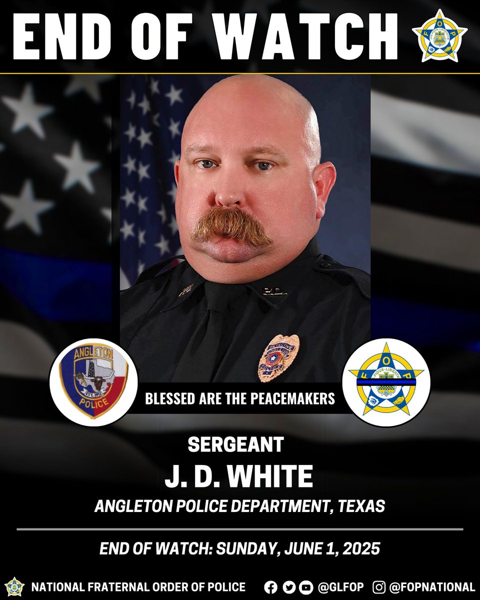 Shocking Tragedy: Officer J.D. White Killed in Line of Duty  
Blessed Are The Peacemakers or Just Another Statistic?