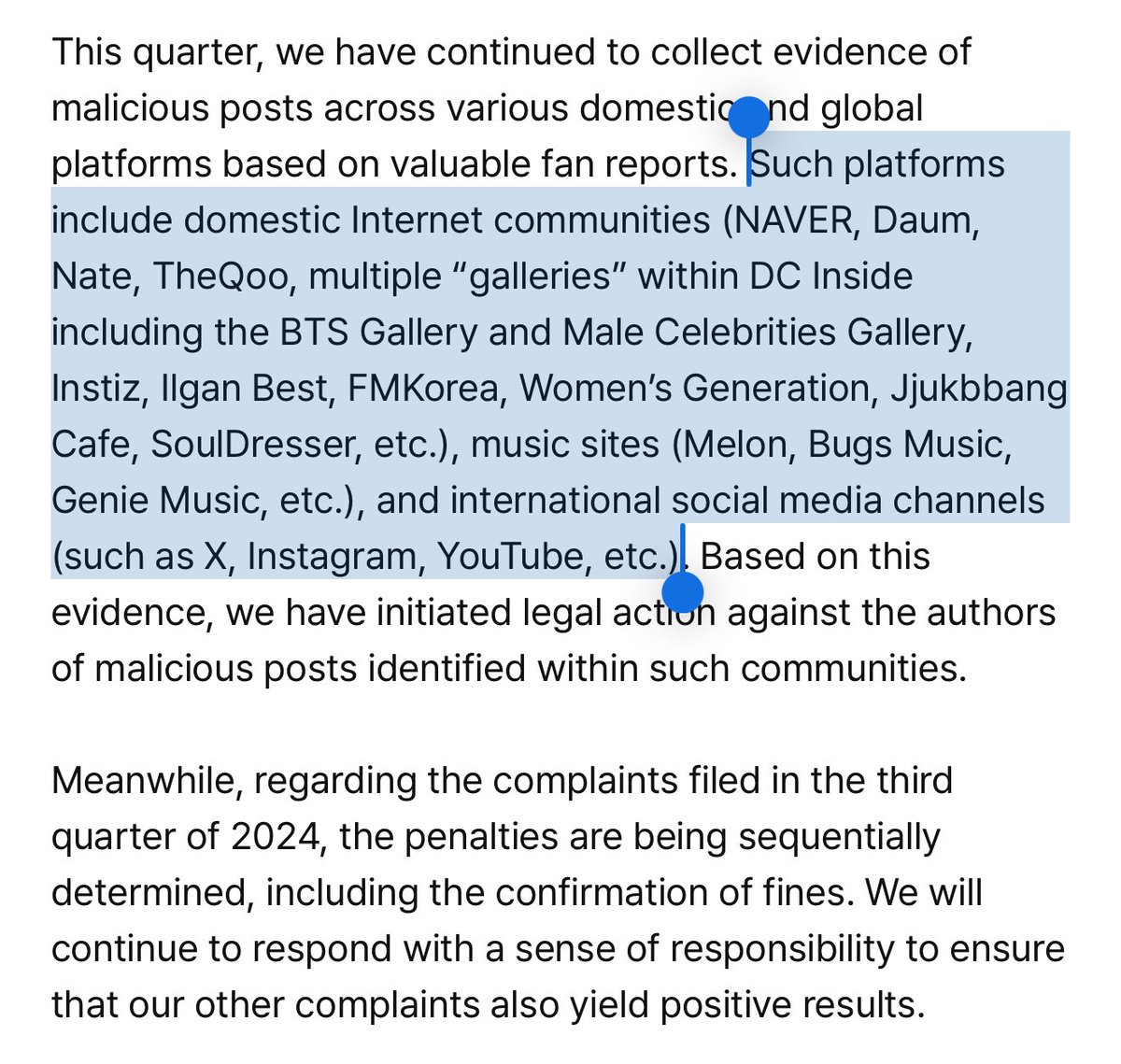 Shocking Update: BigHit Music Takes Legal Action Over Artist Rights!Evidence Collected, Police Investigation Underway!