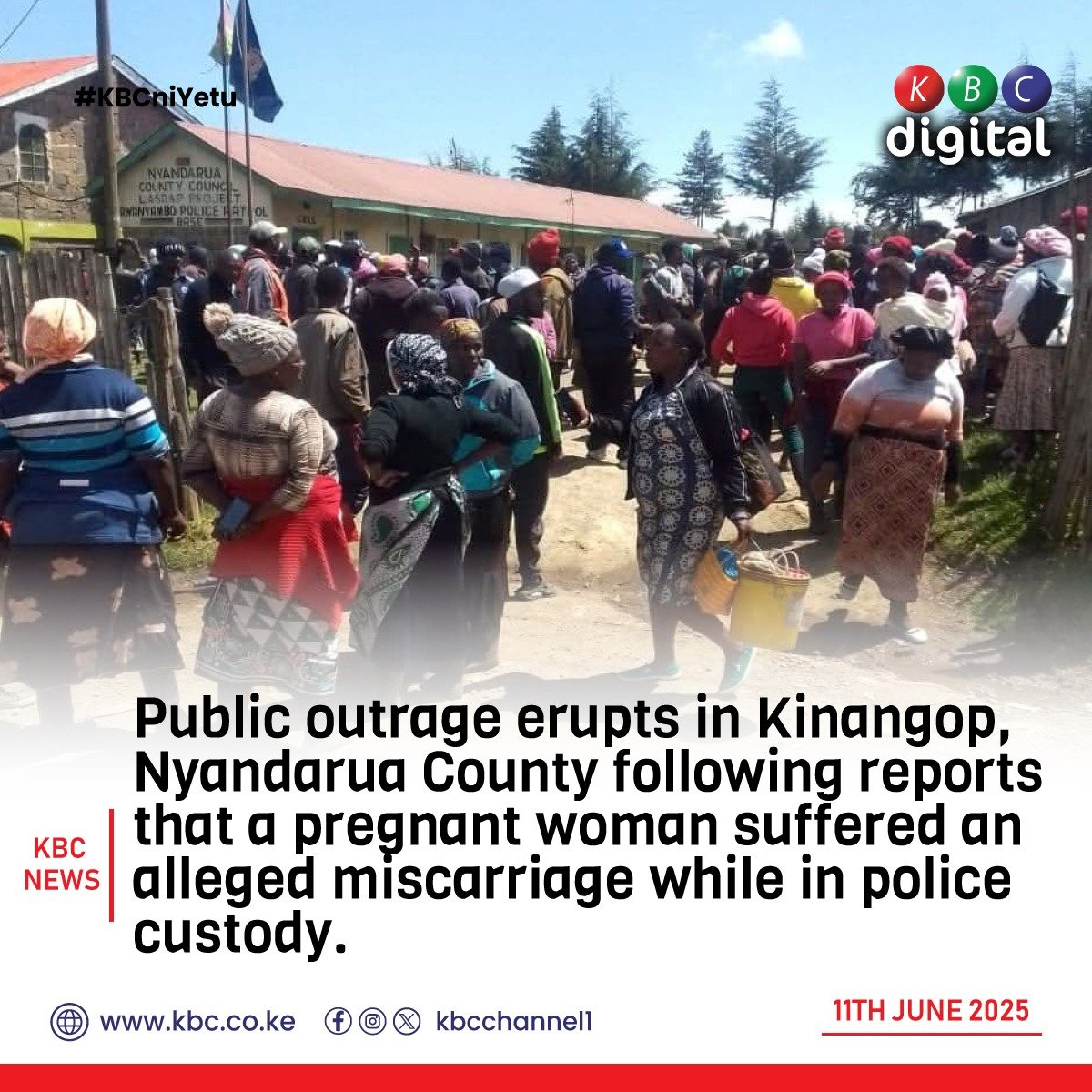 Shocking: Woman Miscarriages in Police Custody in Nyandarua!
