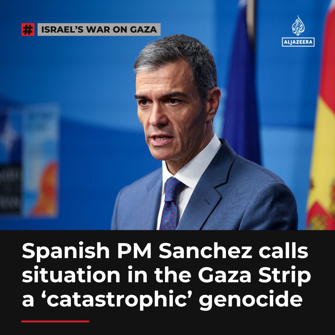 Spain's PM Calls Gaza Genocide, Demands EU Cut Ties with Israel!