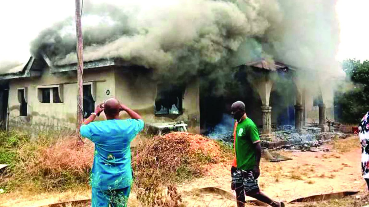 Students Burn Principal's House Over NECO Registration Scandal!