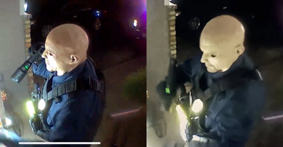 Terrifying Footage: Assassin Disguised as Cop Targets Lawmaker!