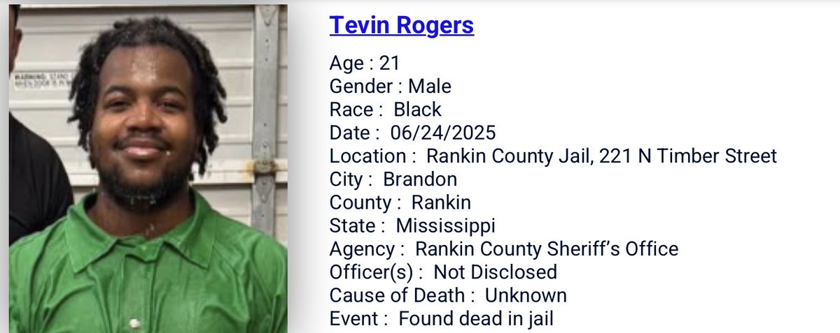 Tevin Rogers Found Dead in Jail: Shocking Scandal Unfolds!