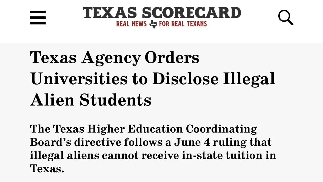 Texas' New Law: Trump and Paxton Target Tuition for Illegal Aliens!