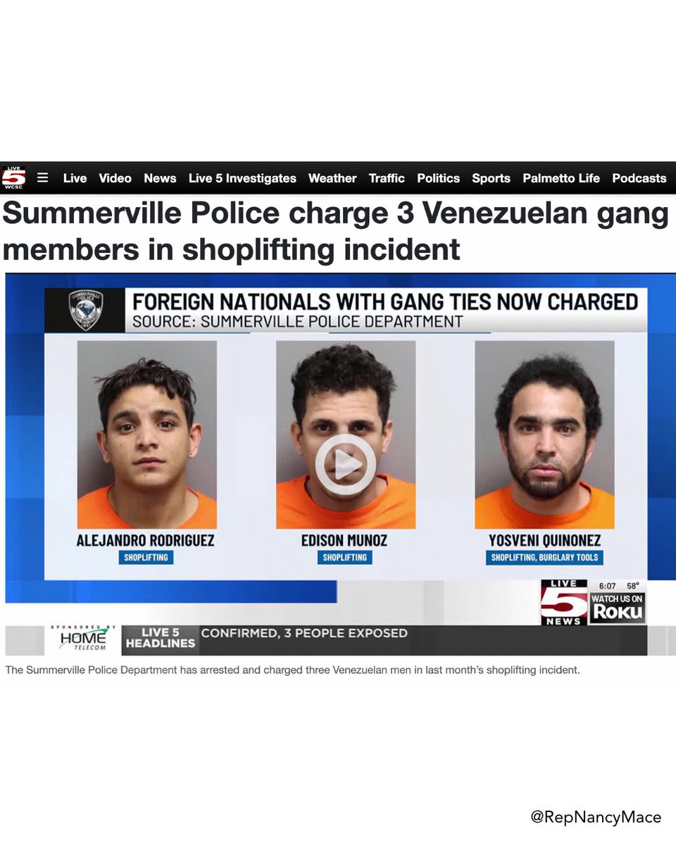 Three Tren de Aragua Gang Members Arrested in Summerville!  
Ties to Narcotics and Violent Crime Shock Local Community!