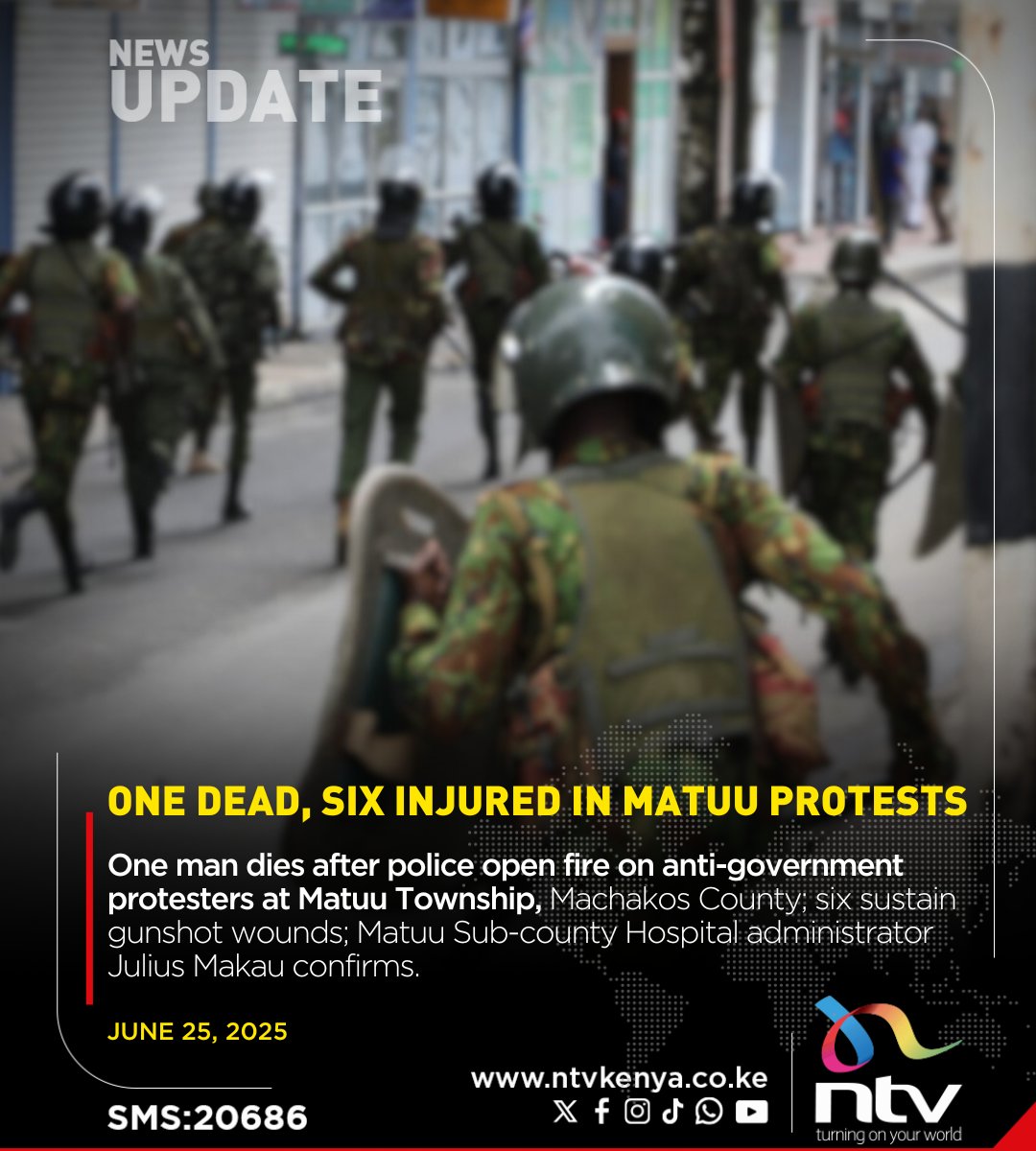 Tragic Clash: One Dead as Police Shoot at Protesters in Matuu