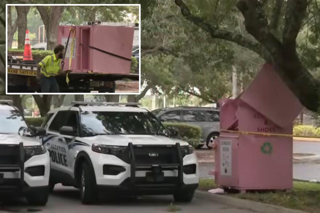 Tragic Death: Woman Found Stuck in Florida Donation Box
