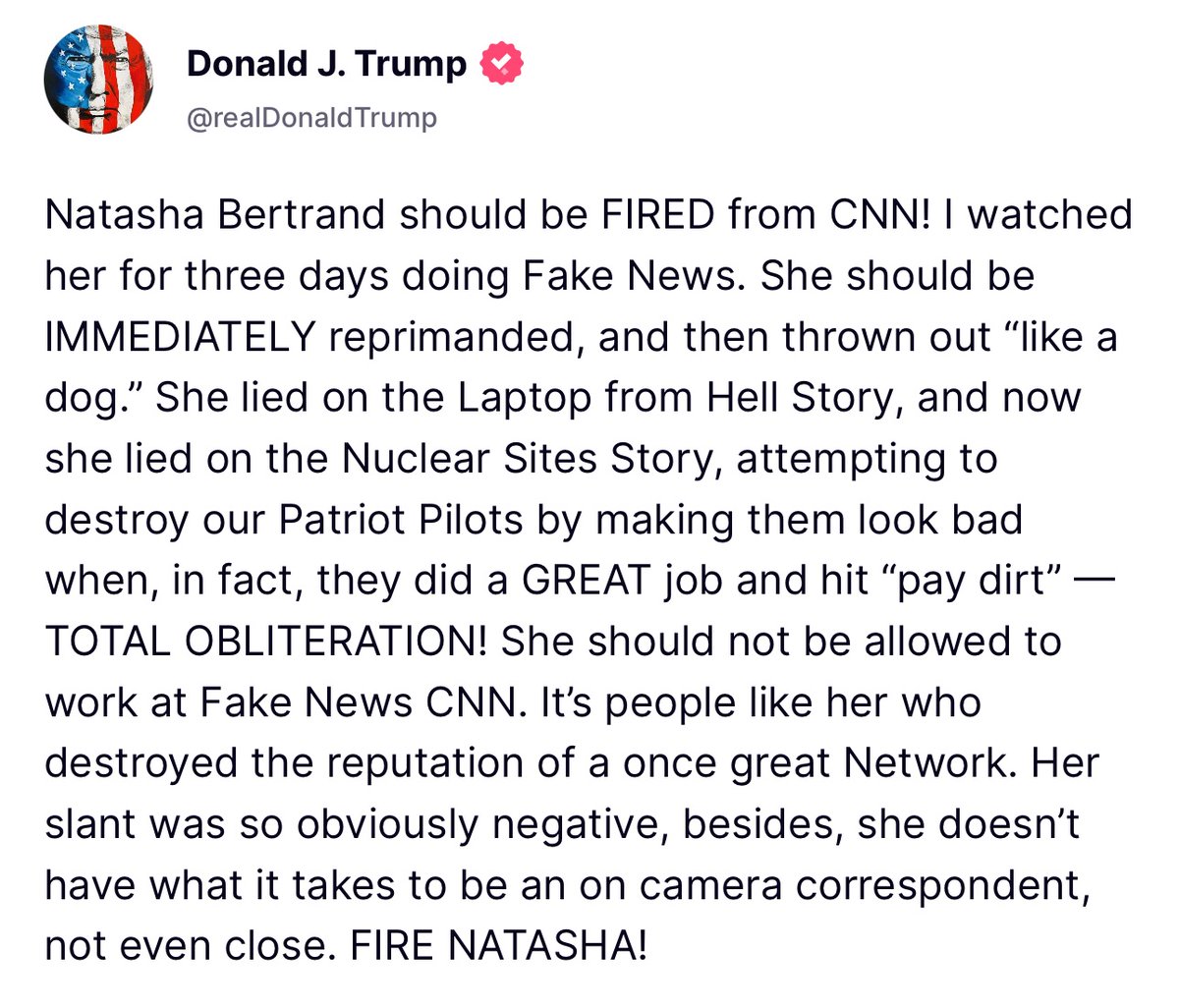 Trump Demands @NatashaBertrand's Job Over Leaked Intel Report!