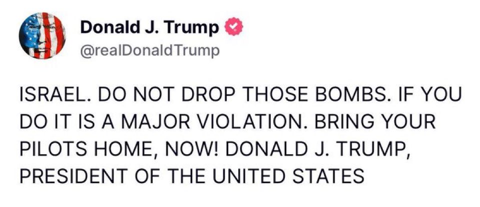 Trump Shocks: Supports Israel's Retaliation After Iran's Ceasefire
