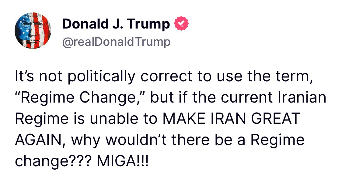Trump Sparks Outrage: Advocates for Regime Change in Iran!