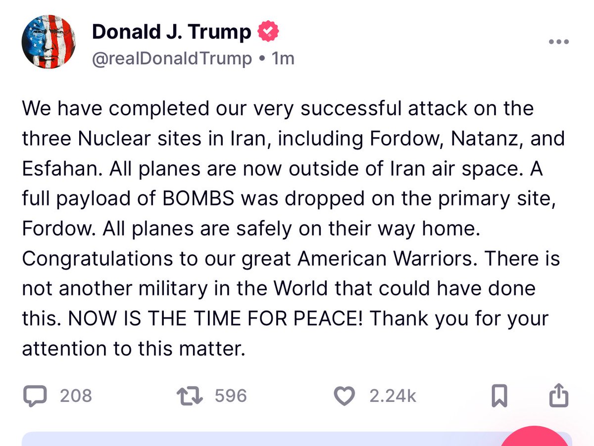 Trump's Shocking Order: Airstrikes on Iran's Nuclear Sites—Implications Ahead!