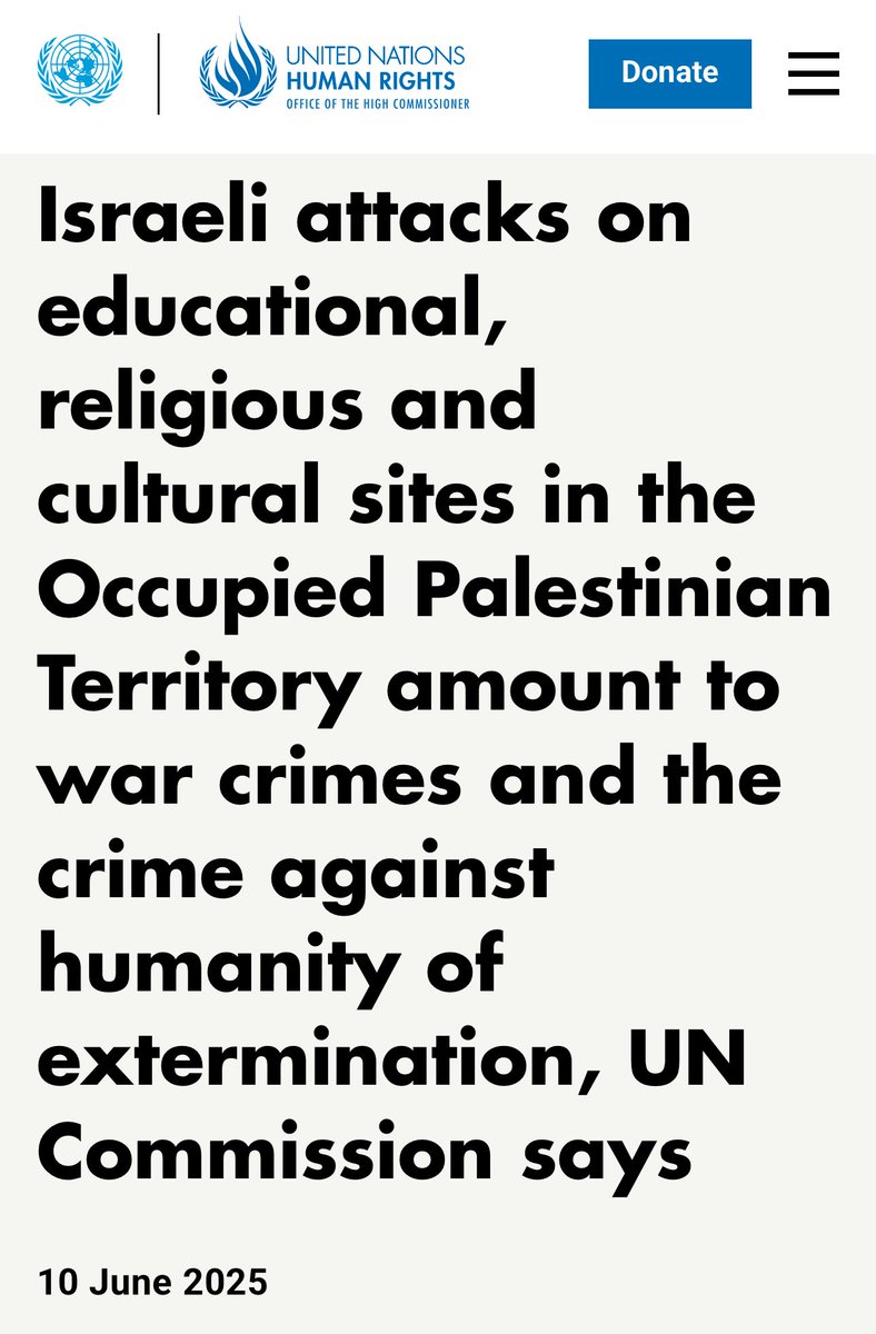 UN Report: Israel's 'Extermination' Crime Against Humanity Ignored!