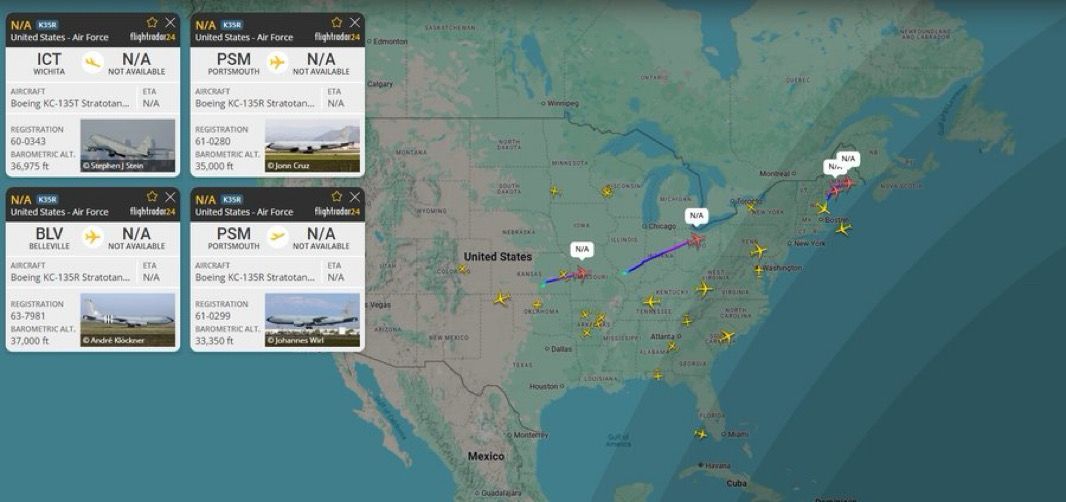 🚨 U.S. AIR FORCE TANKERS HEAD EAST: WAR DRUMS OR STRATEGIC MOVE?