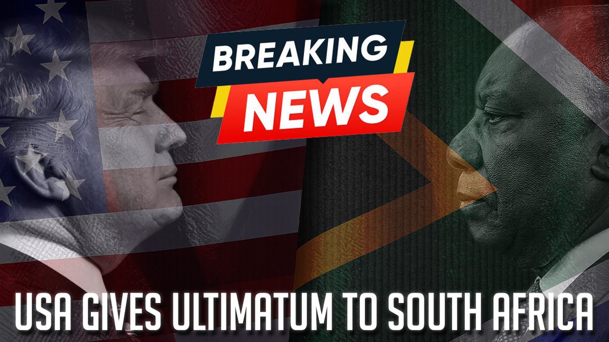 U.S. Demands Controversial Preconditions for South Africa Ties!