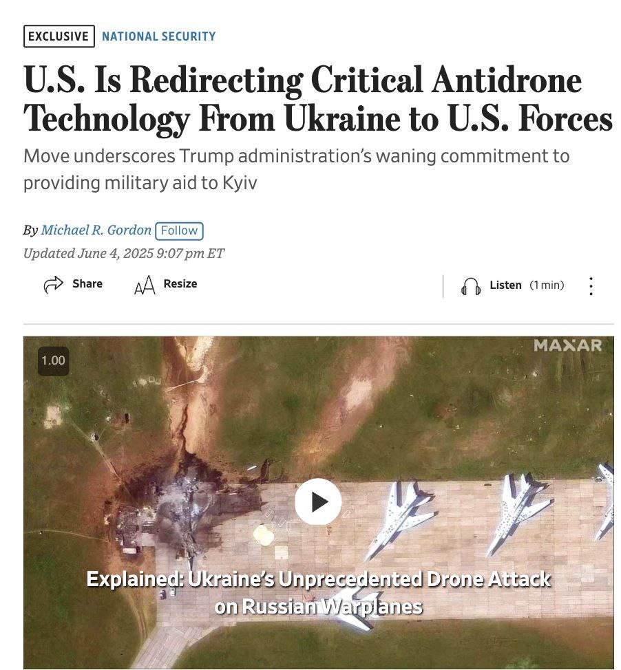 US Diverts Ukraine's Anti-Drone Tech to Middle East Forces!