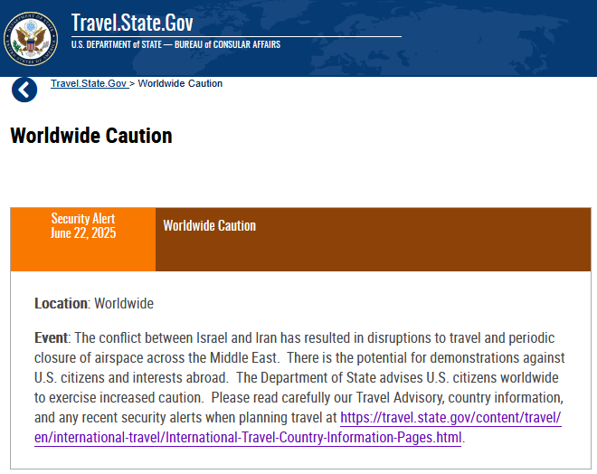 U.S. Issues Stark Warning: Are American Travelers Safe Anywhere in 2023?