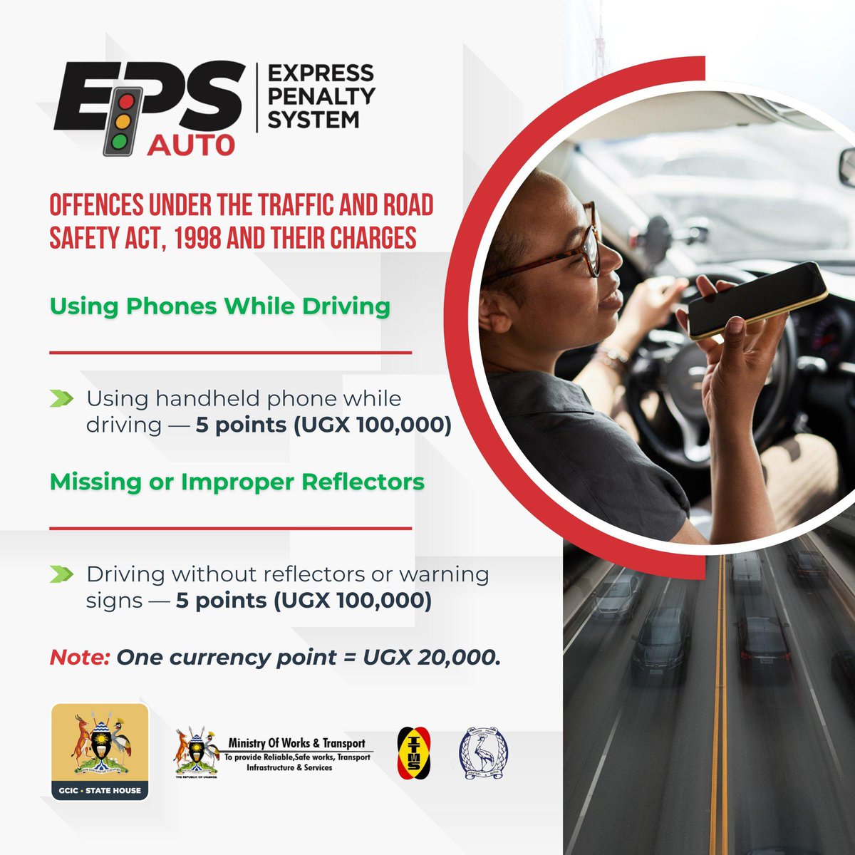 Uganda's Shocking New Traffic Law: Phone Use Costs You UGX 100K!