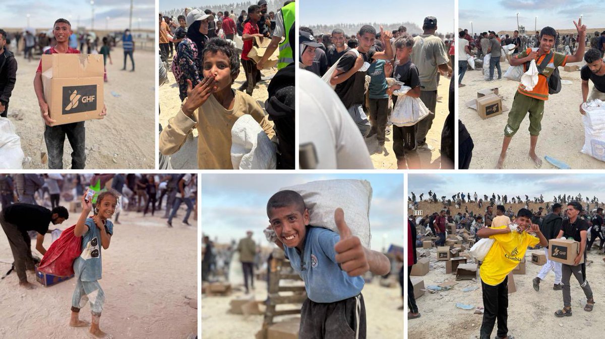 Unbelievable: GHF Delivers Aid While UN Trucks Are Looted!