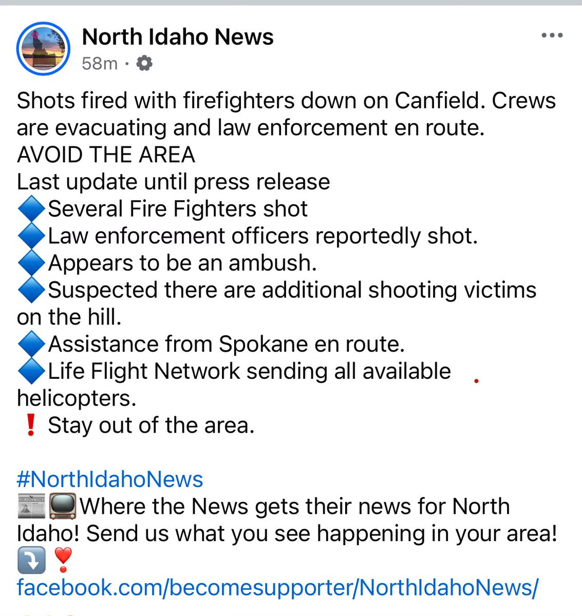 Unconfirmed Reports: Shocking Incident Rocks Idaho Community!