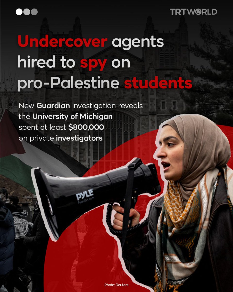 University of Michigan Spends $800K to Spy on Pro-Palestinian Students