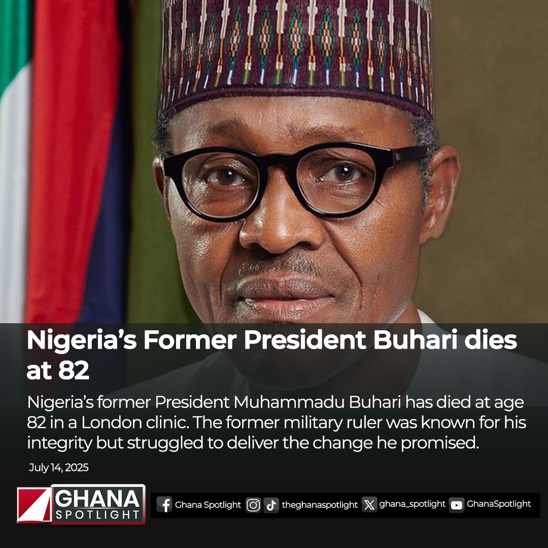 Death - Obituary News: Former Nigerian President Buhari Dies at 82 in London