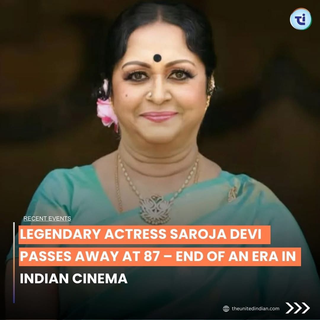 Death - Obituary News: Saroja Devi: Icon of Indian Cinema Bids Final Adieu at 87