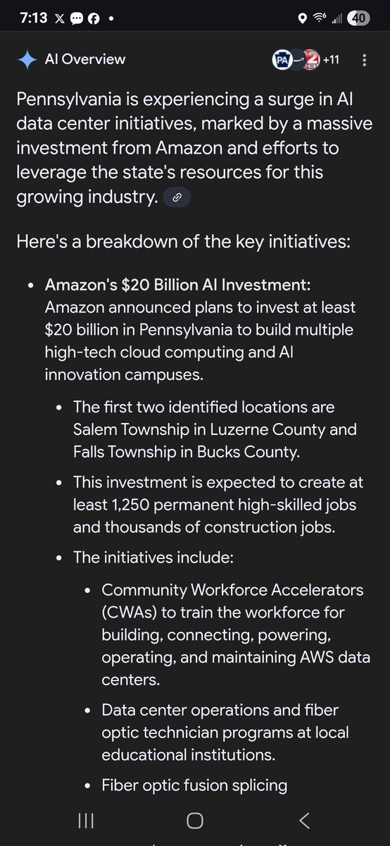 20 Billion A.I. Investment in Flooded PA Cities? Seriously? —  AI infrastructure boom, Luzerne County tech development, Bucks County data investment 2025