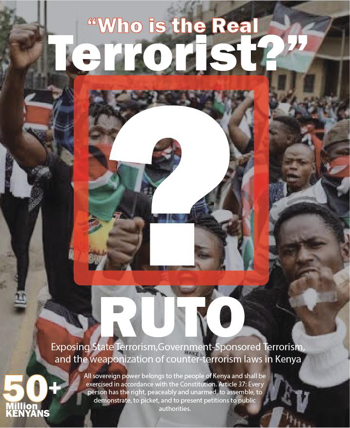 31 Young Kenyans Killed: Who’s the Real Terrorist?  
Outrage After Police Open Fire During Protests   —  State Violence in Kenya, Youth Protests Kenya 2025, Police Brutality and Human Rights