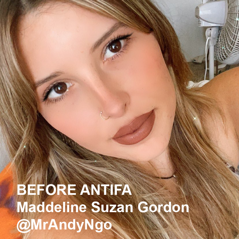 Antifa Shield Woman Unmasked: Sister of Accused Rapist Exposed!