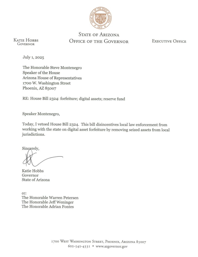 Arizona Governor Vetoes Bitcoin Reserve: A Risky Move for Public Funds?