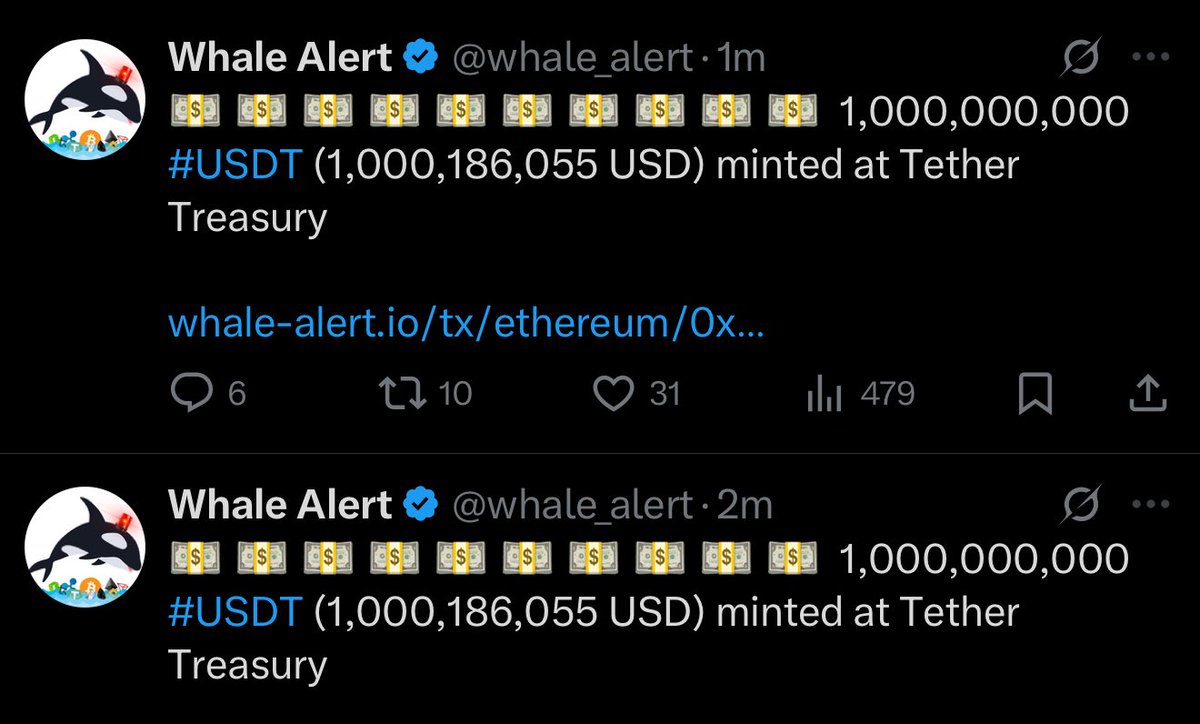 BREAKING: $2B USDT Mint Sparks Market Controversy! —  USDT Minting Surge, Cryptocurrency Market Boost 2025, Tether Treasury Update
