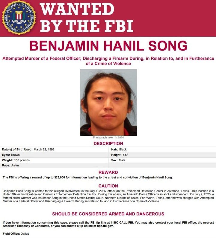 BREAKING: Antifa-linked suspect sought for ICE ambush in Texas!