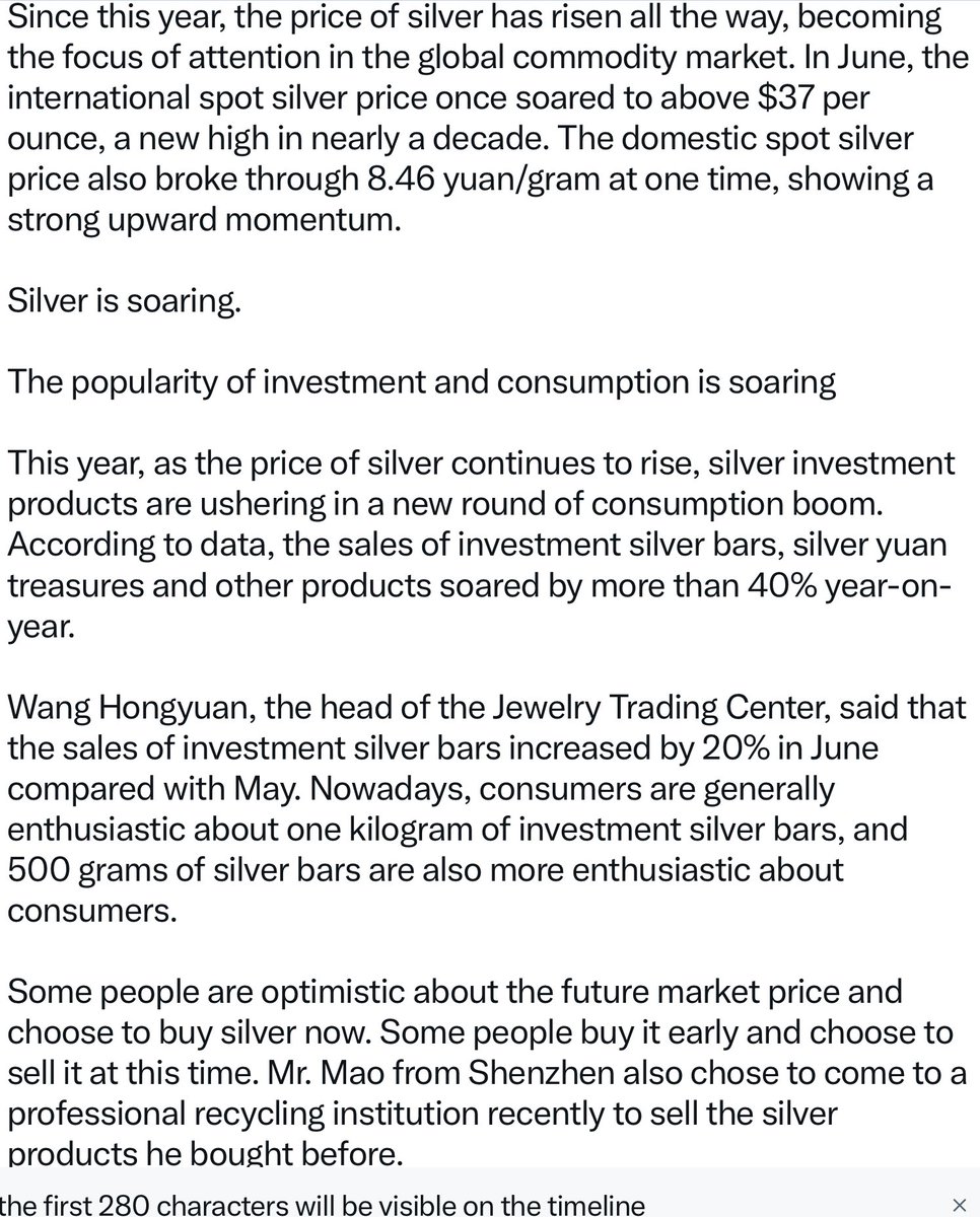 BREAKING ⚠️ Chinese Media Claims Silver and Platinum Outshine Gold!