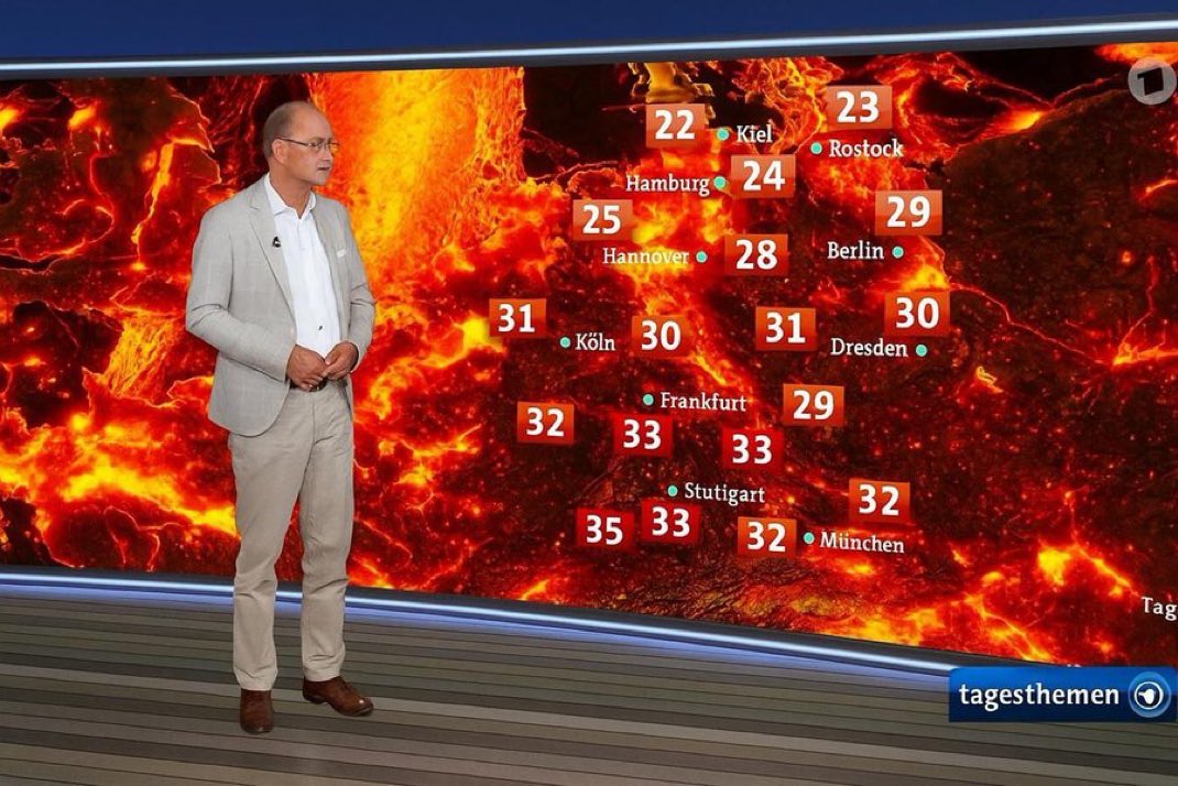BREAKING: Germany's Summer Turns to Lava Catastrophe! —  melting glaciers Germany 2025, extreme summer heat Europe, volcanic activity news 2025