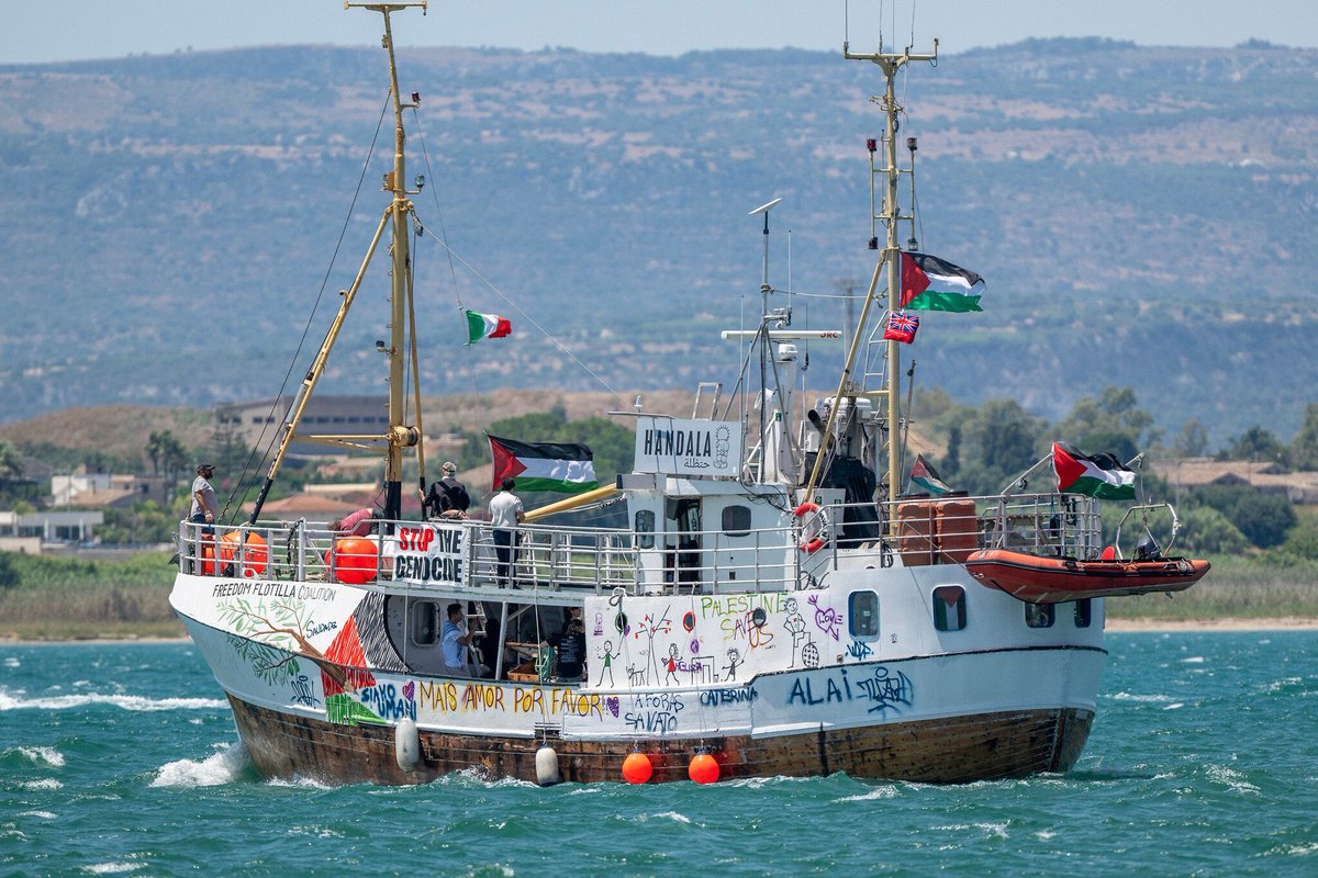 BREAKING: Handala Sets Sail to Defy Gaza Siege! —  Breaking news Gaza, Pro-Palestinian activism, Israel naval operations