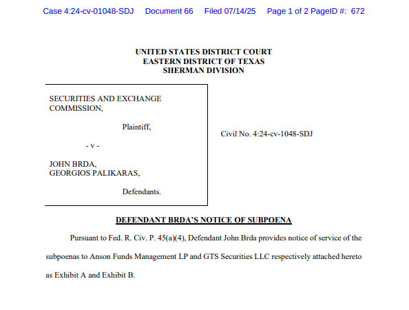 🚨BREAKING: SEC Shakes Wall Street with Anson Funds Subpoenas! —  SEC litigation updates, Anson Funds subpoena news, GTS Securities legal developments