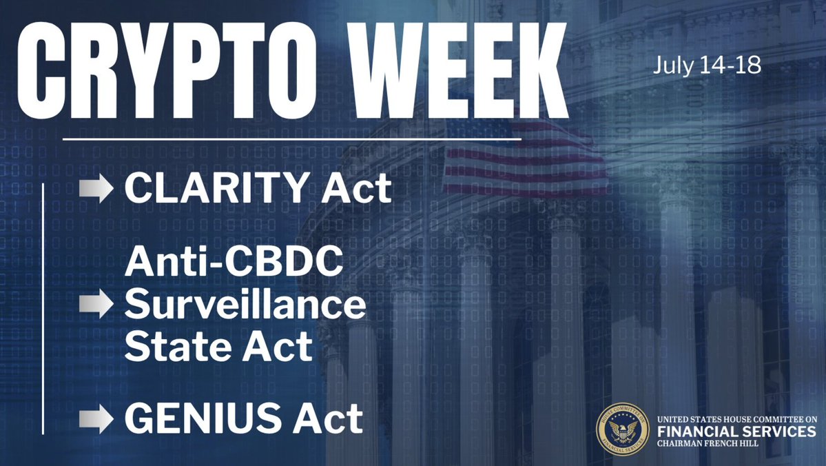 BULLISH FOR BITCOIN 🚀 Congress Enters Crypto Week: What’s Next? —  cryptocurrency legislation 2025, Bitcoin price surge, US Congress crypto initiatives