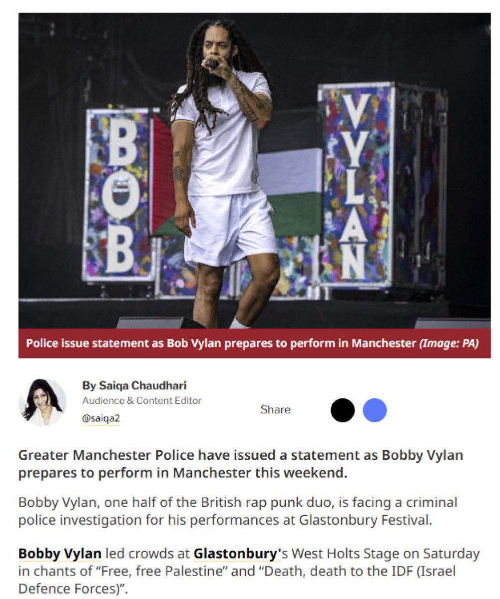Bob Vylan's "Death to the IDF" Chant Triggers Police Investigation