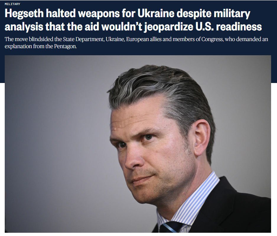 Breaking: Pentagon's Hegseth Halts Ukraine Aid, Sparks Outrage!