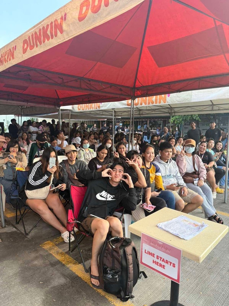 Chaos Erupts as TTEs Camp for Wooseok Dunkin' Fanmeet Tickets!