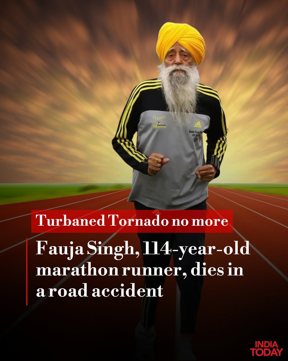 Death - Obituary News: Endurance Icon Fauja Singh, 114, Dies in Tragic Accident