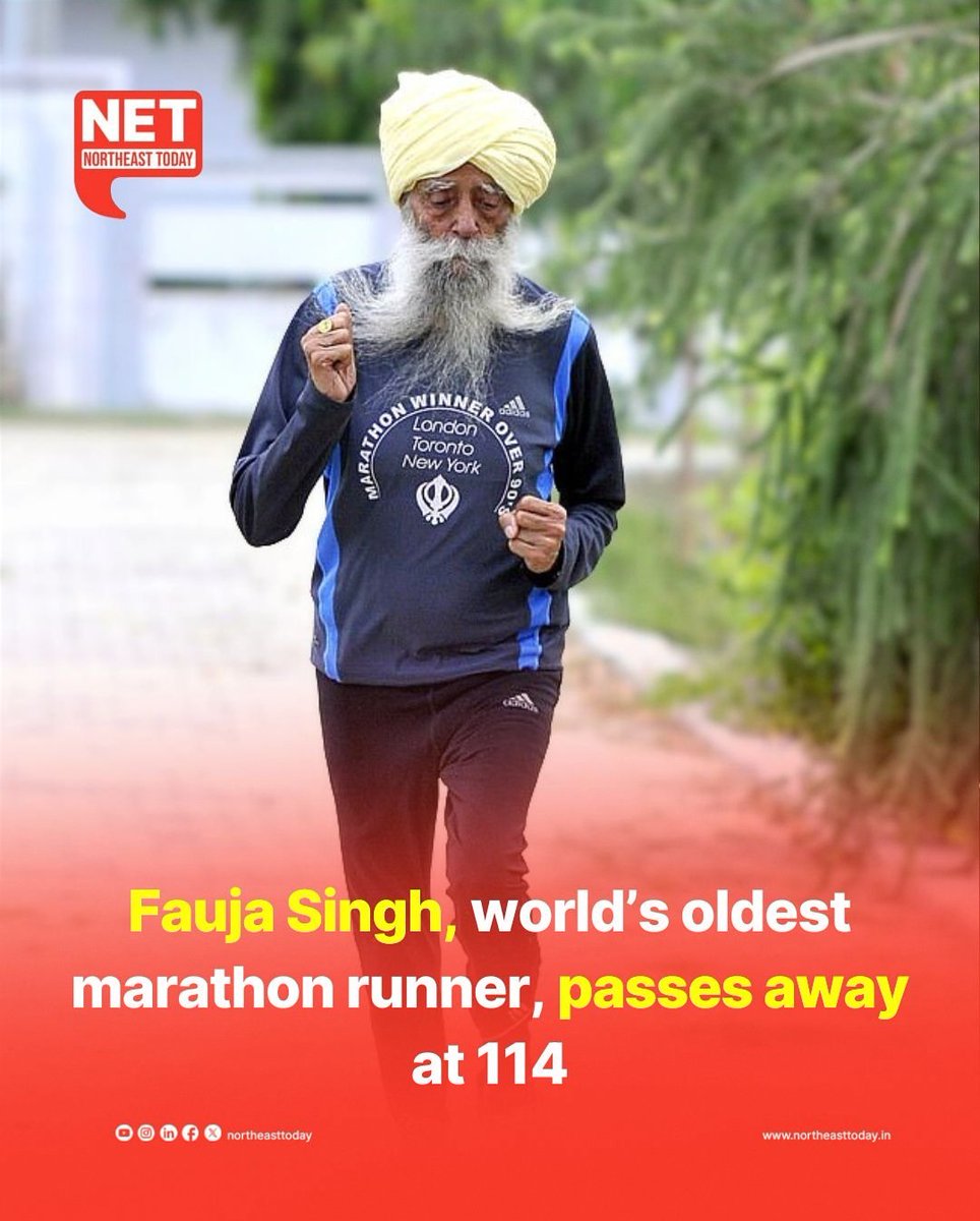 Death - Obituary News: Tragic Loss: Fauja Singh, 114, Dies in Car Accident
