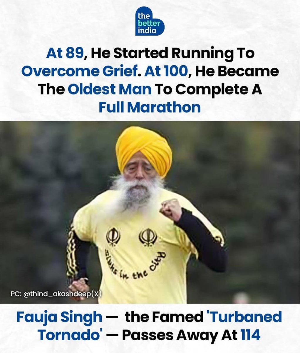 Death - Obituary News: Tragic Loss: Fauja Singh, 114, Struck by Vehicle