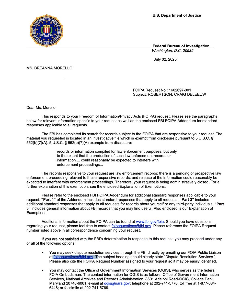 🚨EXCLUSIVE🚨 FBI Blocks Release of Documents in Biden Threat Case!