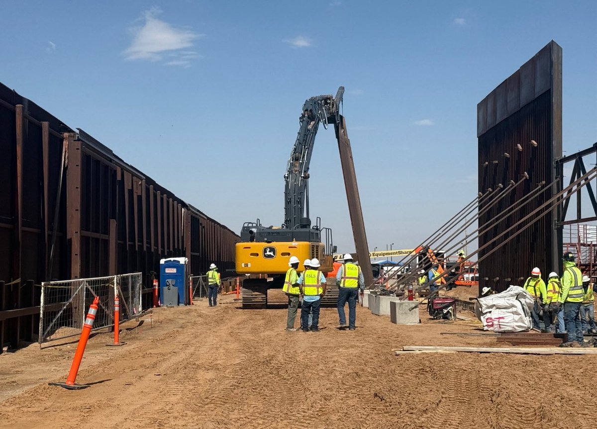 El Paso's Bold Move: Is Trump's Border Wall a Masterpiece? —  El Paso border construction updates, Trump wall progress in Texas, 2025 border security initiatives