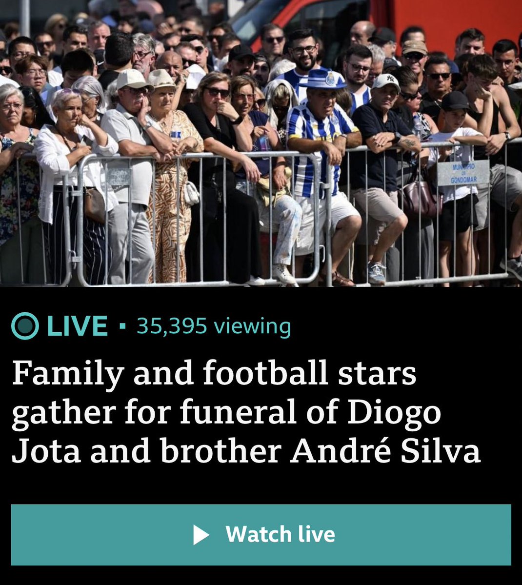 Global Outrage: 35,000 Tune in to Diogo Jota's Shocking Funeral!