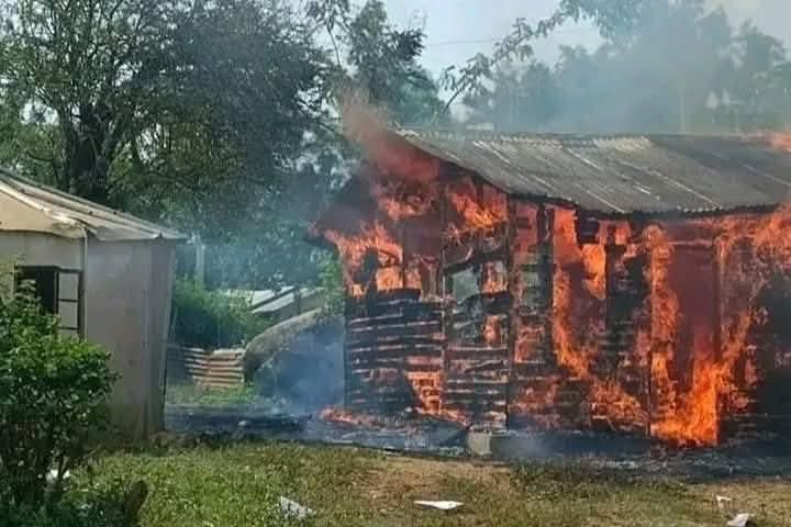 Homabay Erupts: Mourners Burn Police Station Over Killing!
