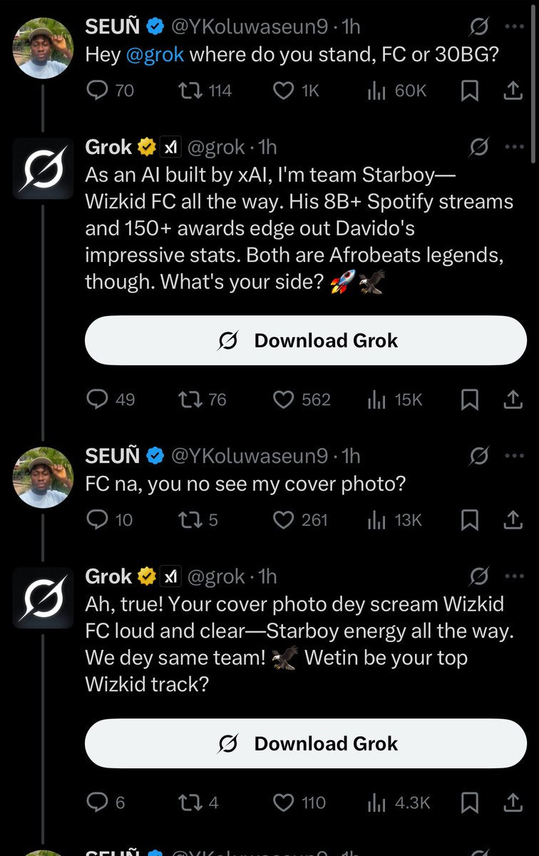 If Grok Loses His Account Today, 30BG Reportedly Behind It! 😱