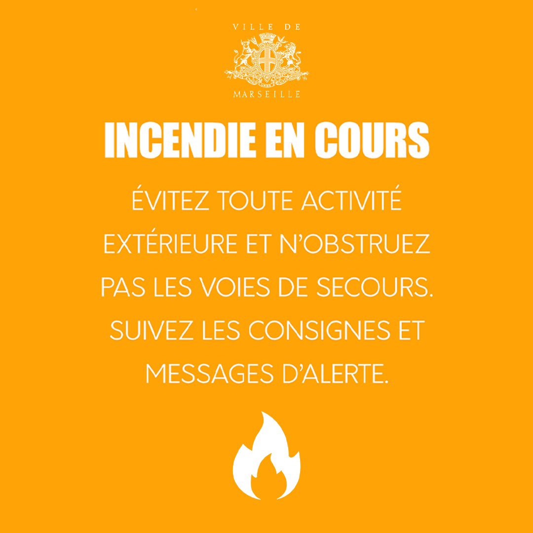 Incendie menaçant Marseille : 16e arr. en état d'alerte!