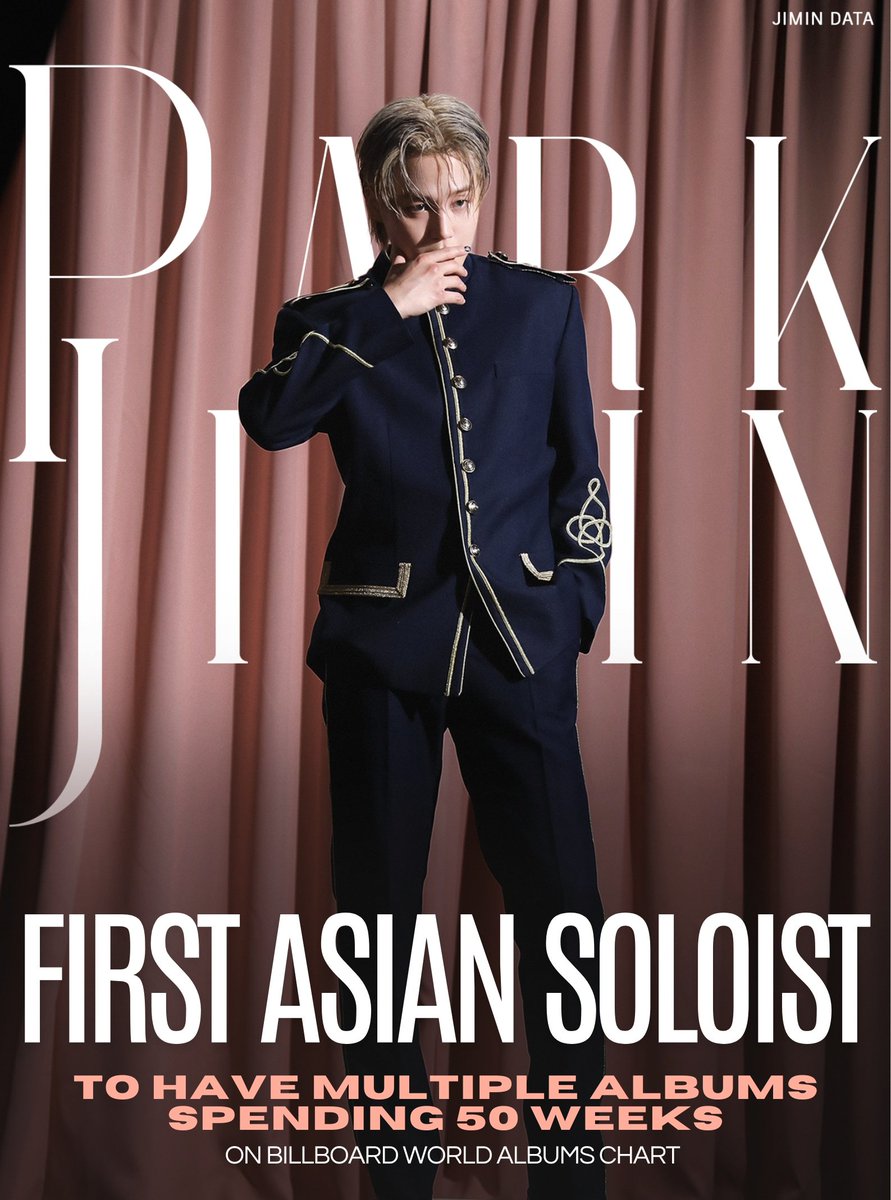 Jimin Shatters Records: FIRST Asian Soloist with 50 Weeks on Charts!
